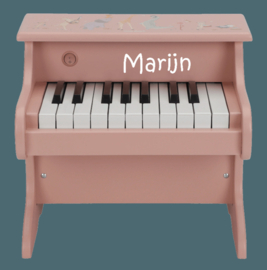 Little Dutch - Safari Friends - Houten Piano - Roze - Met of zonder naam