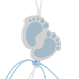 Gelukspoppetje Voetjes Blauw