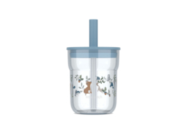 Mepal x Little Dutch - Forest Friends - Kinderglas Mio met rietje - 250ml