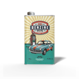 Chocansweets - Benzine Blik met Rum-Caramel Likeur – Alfa Design (45 cl, 14,9%)