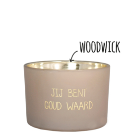 My Flame Lifestyle - Geurkaars - Jij bent goud waard