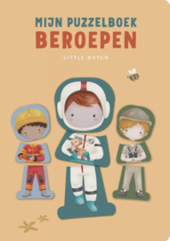 Little Dutch kinderboek - Mijn puzzelboek Beroepen