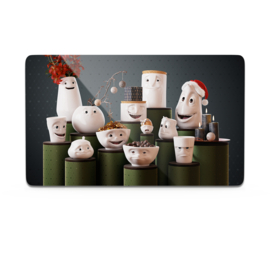 Fifty Eight Products - Tassen servies - Tassen bijeenkomst - Tassen gathering - Broodplankje - Snijplankje