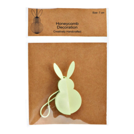 Wurm - Pasen - Hanger - Honeycomb - Paashaas - Lichtgroen