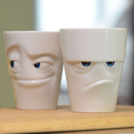 Fifty Eight products - Tassen servies - Mopperend - Grumpy - Mok met oor - Movie edition