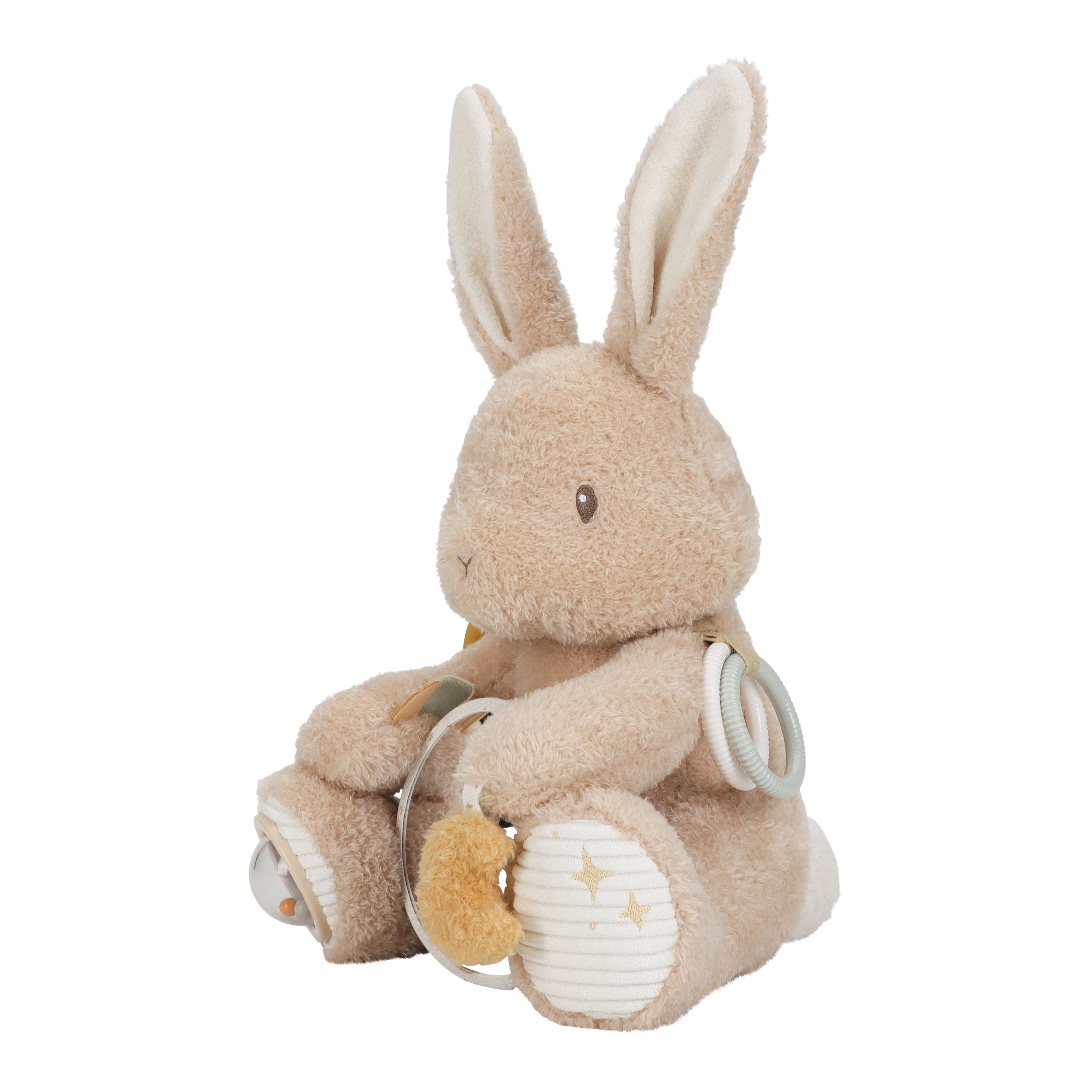 Little Dutch - Newborn Naturals - Baby Bunny - Activiteitenknuffel Bunny