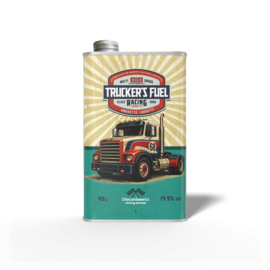 Chocansweets - Truckers Fuel Blik met Amaretto Likorette – Truck Design (45 cl, 14,9%)