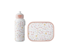 Mepal x Little Dutch - Flowers en Butterflies Lunchset Pop-up fles en Lunchbox  - Met of zonder naam