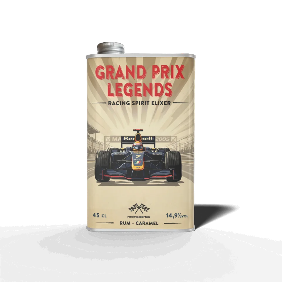 Chocansweets - Grand Prix Legends - Likeur - Race auto blauw nr 7