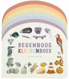 Little Dutch kinderboek - Regenboog kleurenboek