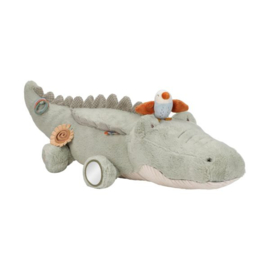 Little Dutch - Safari Friends - Activiteitenknuffel Krokodil XL
