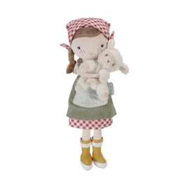 Little Dutch - Knuffelpop Boerin Rosa met schaap - 35 cm - Met of zonder naam