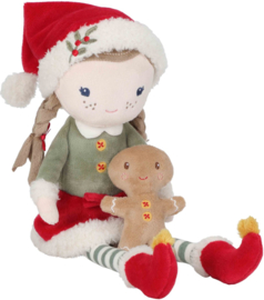 Little Dutch - Kerst - Kerstpop Rosa - 35 cm - Met of zonder naam