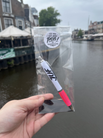 Pen Juf - Roze - Dit was met geen pen te beschrijven