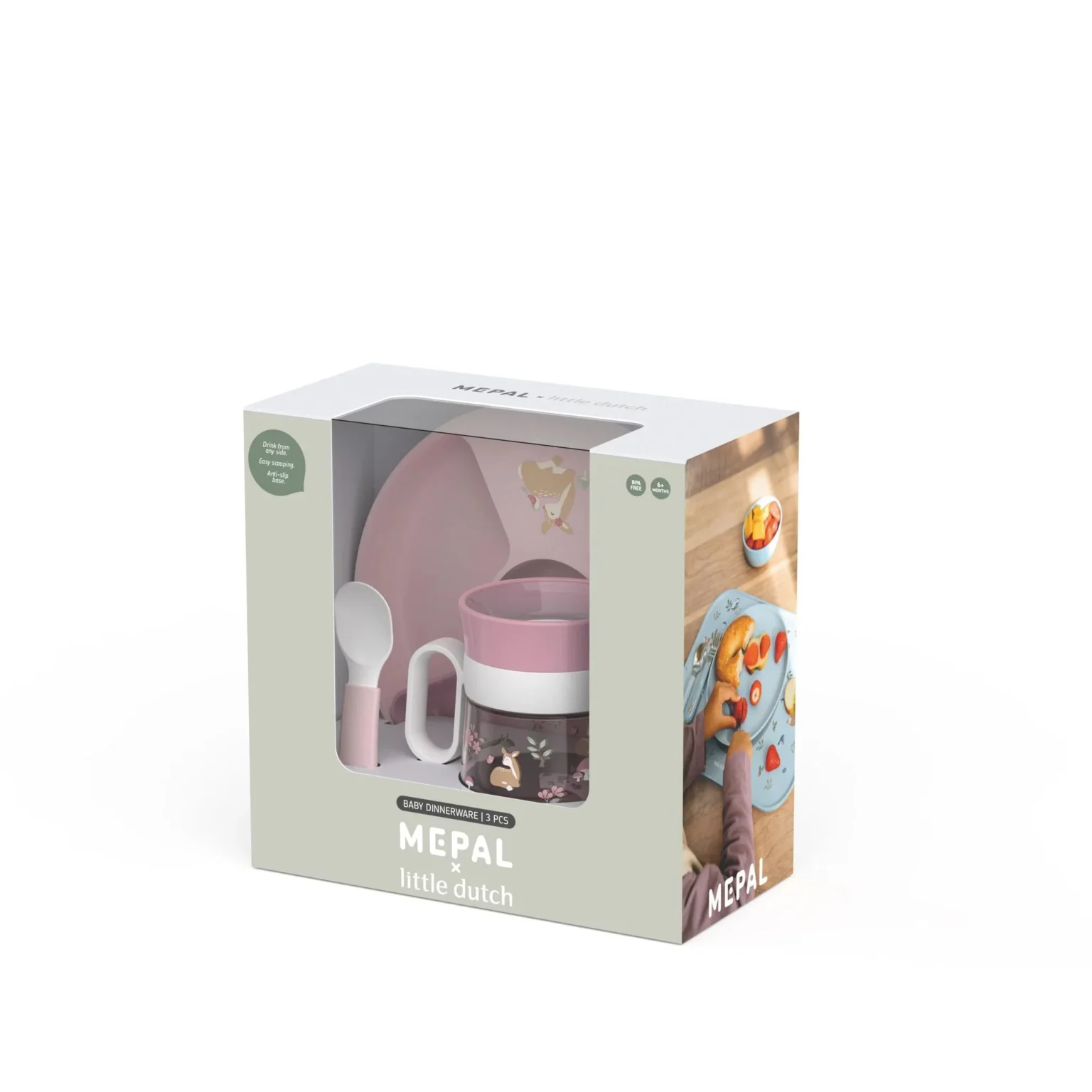 Mepal x Little Dutch - Fairy Garden - Babyservies Mio - 3-delig