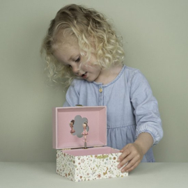 Little Dutch - Fairy Garden - Juwelenkistje / Muziekdoosje met muziek - Rosa - Met of zonder naam