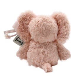 Label label - Knuffel - Olifant - Elly - Roze - S