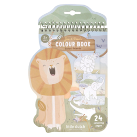 Little Dutch - Safari Friends - Kleurboek - Jim