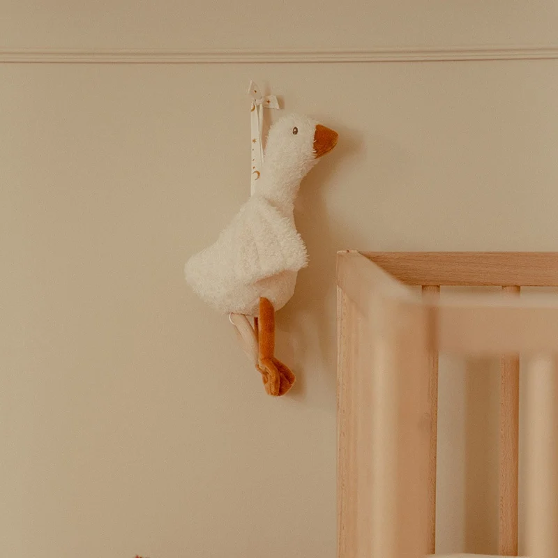 Little Dutch - Newborn Naturals - Little Goose - Muziekdoosje Gans