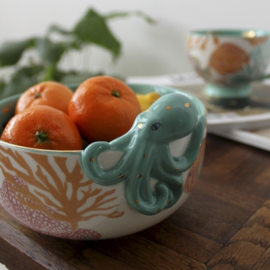 House of Disaster -  Schaal Octopus/ Inktvis - Coral Octopus Bowl