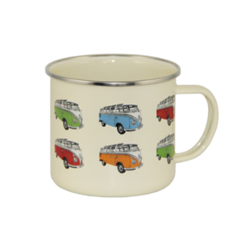 Brisa - Volkswagen VW T1 Bus - Emaille Mok - Parade/Veelkleurig