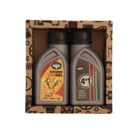 Chocansweets - Industrial Shower Gel Giftset – 2x 250 ml Motorolie Kannen