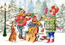 Ingrid Berendsen - IB 060 - Muziek maken in de sneeuw