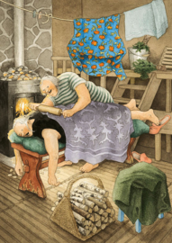 069 Massage	- Inge Look - Ansichtkaart