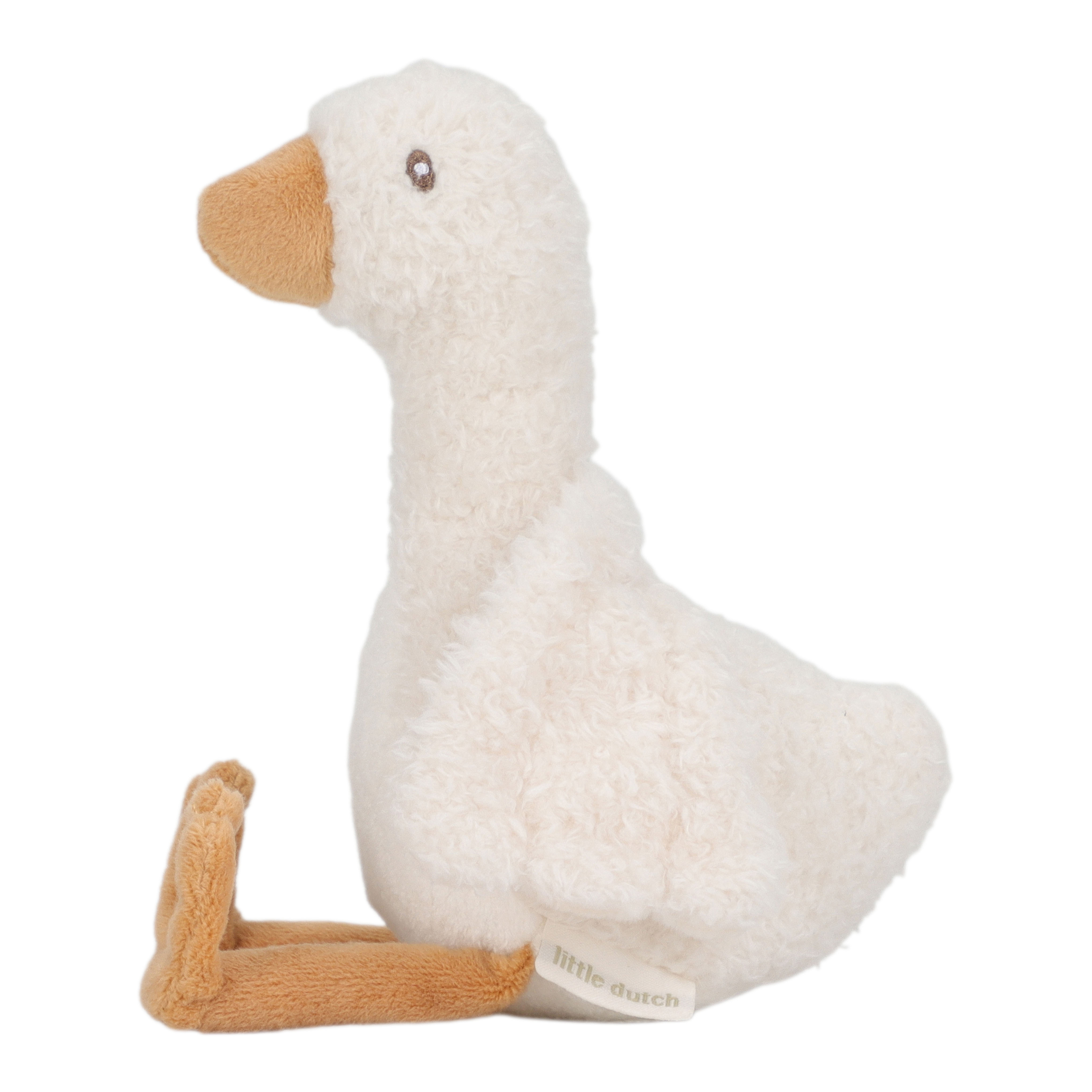 Little Dutch - Newborn Naturals - Little Goose - Knuffel Gans - 17 cm