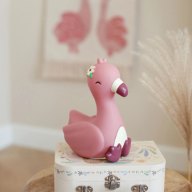 Little Dutch - Safari Friends - Nachtlampje Flamingo