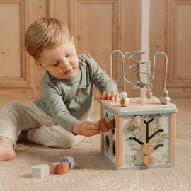 Little Dutch - Forest Friends - Houten Activiteitenkubus - Met of zonder naam