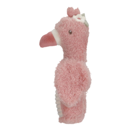 Little Dutch - Safari Friends - Knijpspeeltje Flamingo