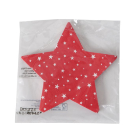 Boltze - Servetten - Ster - Rood