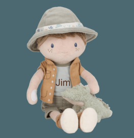 Little Dutch - Safari Friends - Knuffelpop Ranger Jim - 35 cm - Met of zonder naam