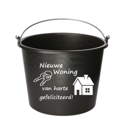 Nieuwe woning - cadeau emmer