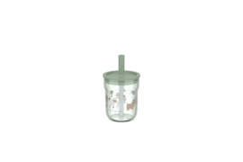 Mepal x Little Dutch - Little Farm - Kinderglas Mio met rietje - 250ml