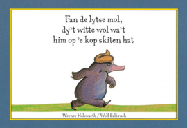 Fan de lytse mol, dy't witte wol wa't him op 'e kop skiten hat