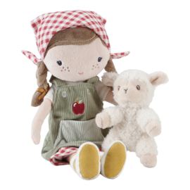 Little Dutch - Knuffelpop Boerin Rosa met schaap - 35 cm - Met of zonder naam