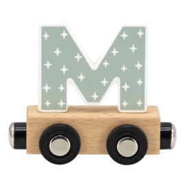 Tryco - Houten lettertrein "M"