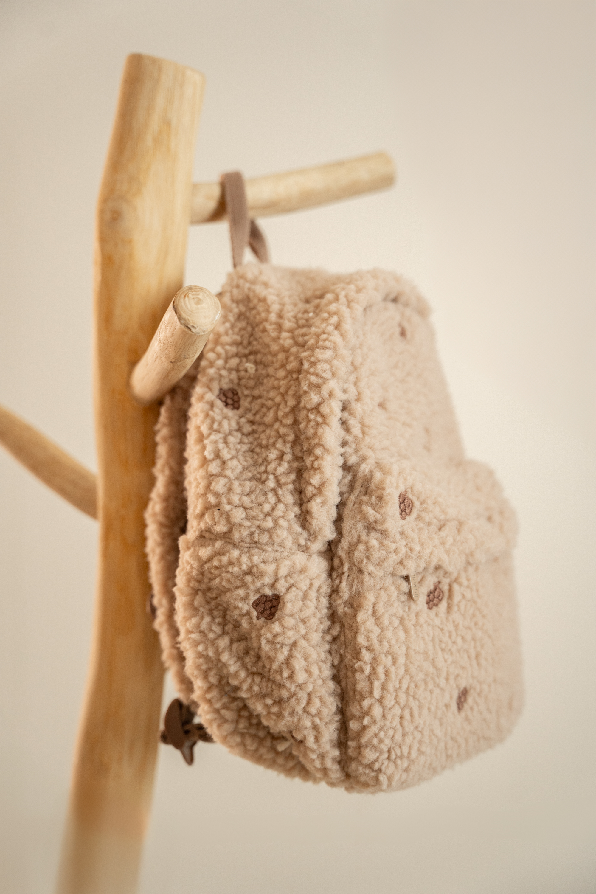 Little Dutch - Teddy Rugzakje - Taupe