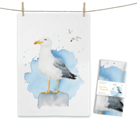 Maluu - Theedoek - Seaside Seagulls - Meeuwen