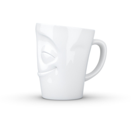 Fifty Eight Products - Tassen servies - Tevreden - Cheery - Mok met oor -350 ml