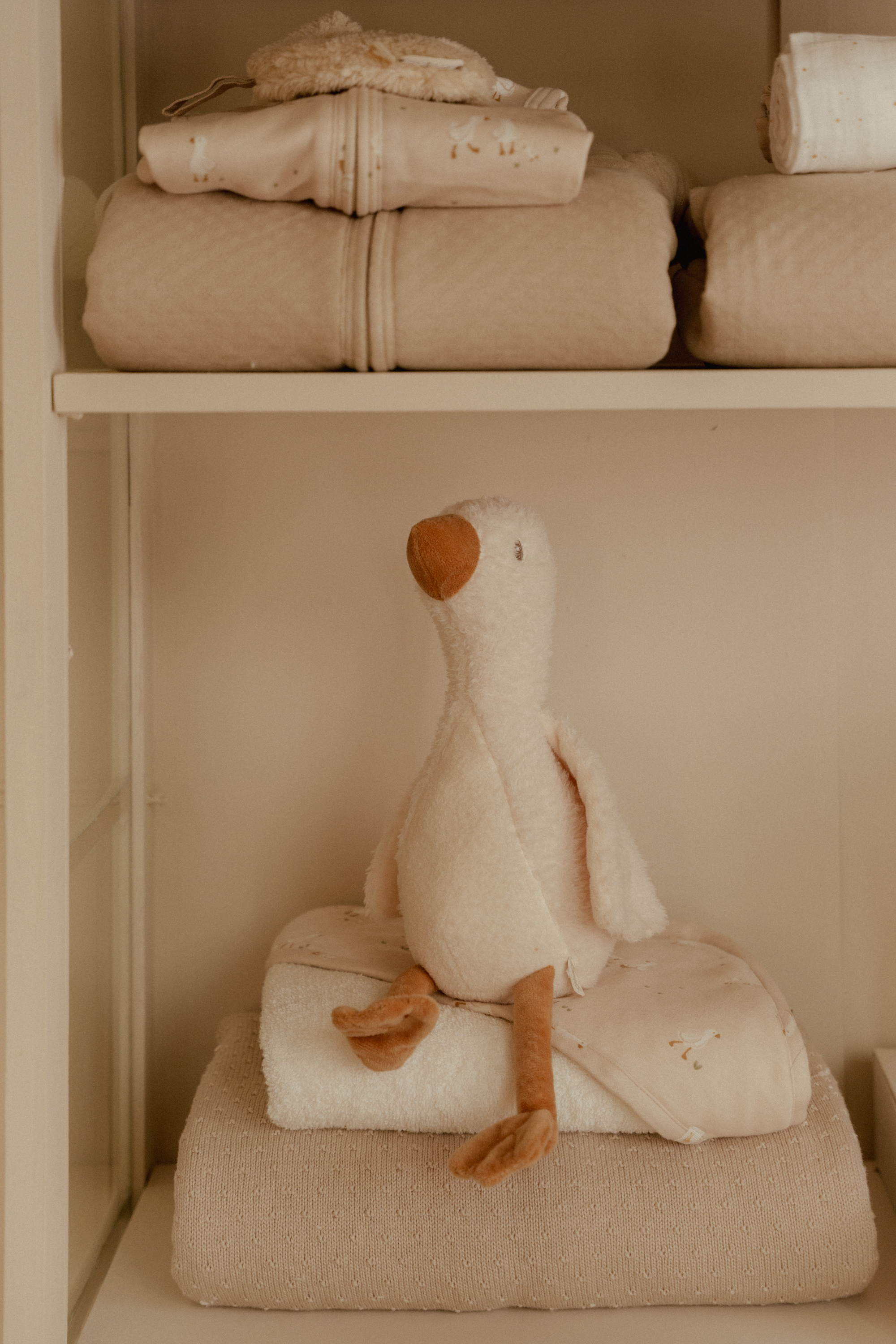 Little Dutch - Newborn Naturals - Little Goose - Knuffel Gans - 25 cm