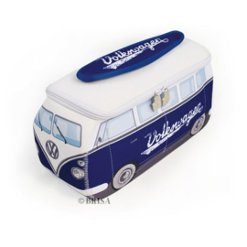 VW T1 Bus 3D universele tas - blauw groot