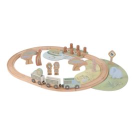 Little Dutch - Safari Friends - Houten Treinset FSC