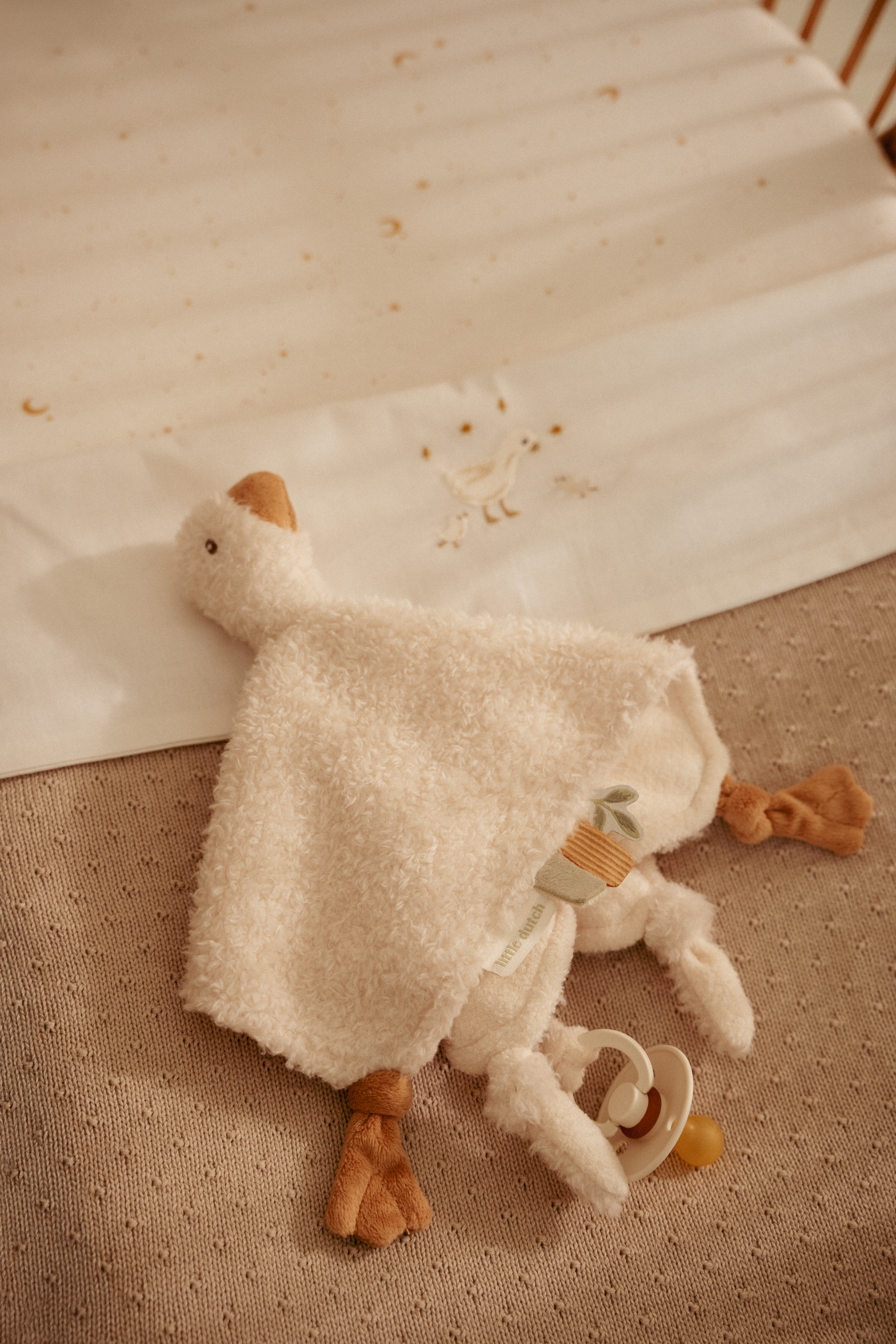 Little Dutch - Newborn Naturals - Little Goose - Knuffeldoekje Gans