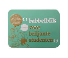 Babbelblik voor briljante studenten