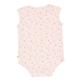 Little Dutch - Romper mouwloos Little Pink Flowers maat 62/68  - Met of zonder naam