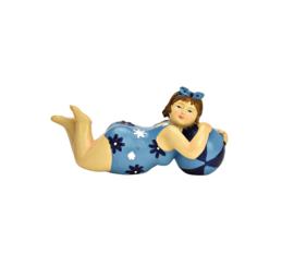 Wurm - Dikke dame met strandbal - Blauw