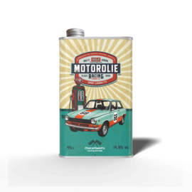Chocansweets - Motorolie Blik met Drop-Likorette – DAF Design (45 cl, 14,9%)